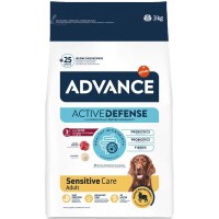 Advance Dog Sensitive Lamb and Rice ЯГНЕНОК корм для собак средних и крупных пород 3 кг (923544)